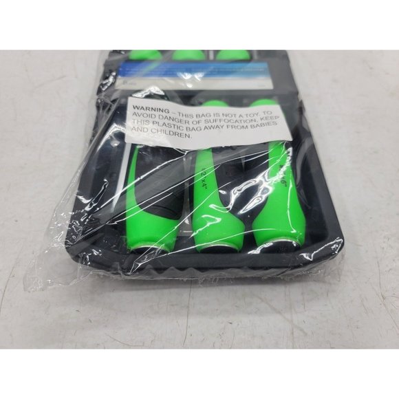 Screwdriver Set Neon Green Straight Phillips Slot Hammer Tip Brand New - Picture 2 of 10